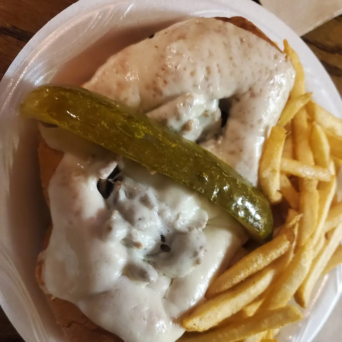 Italian Cheese Steak with Fries
