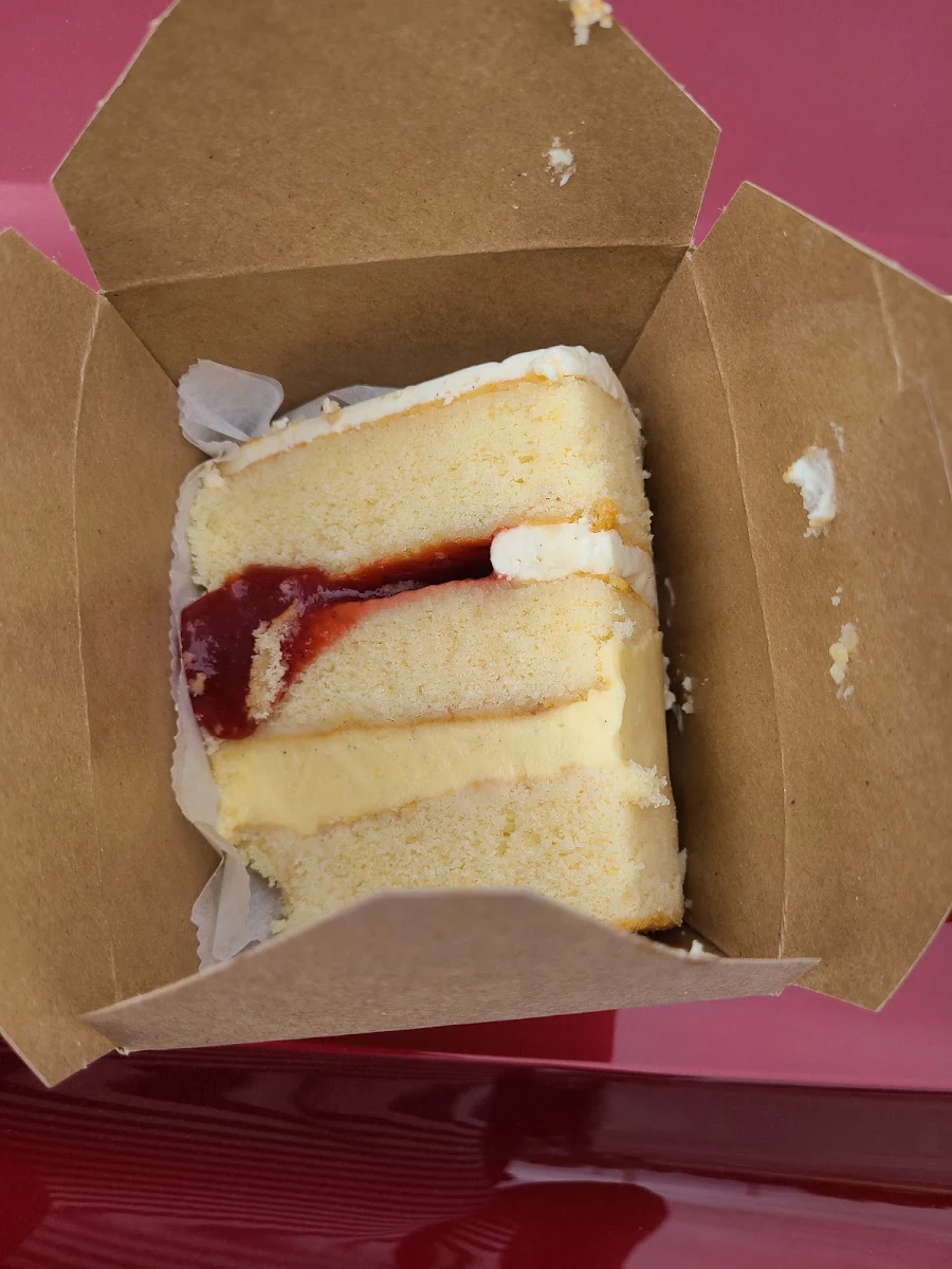 Strawberry Cake Slice