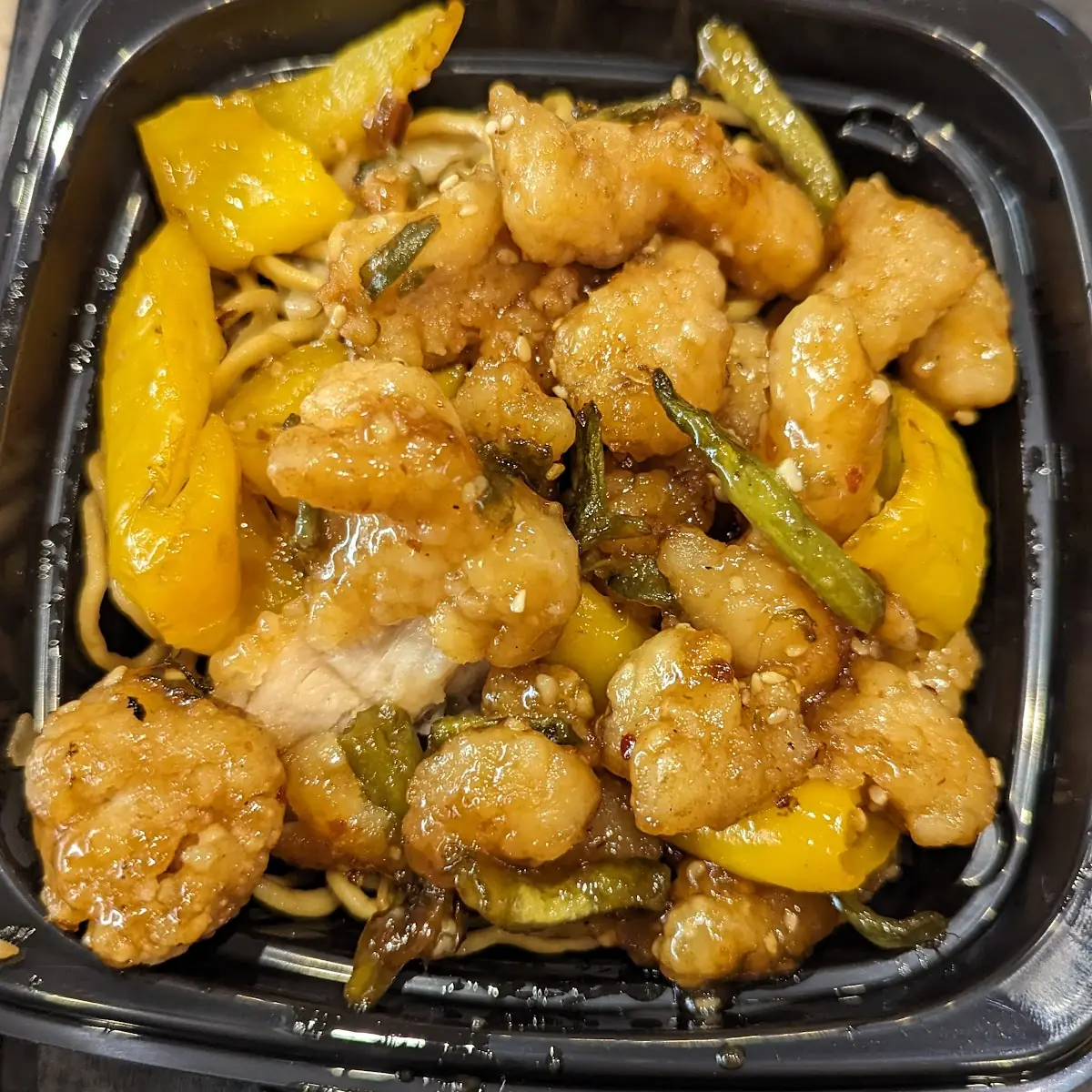 Sesame Chicken & Noodles Bowl