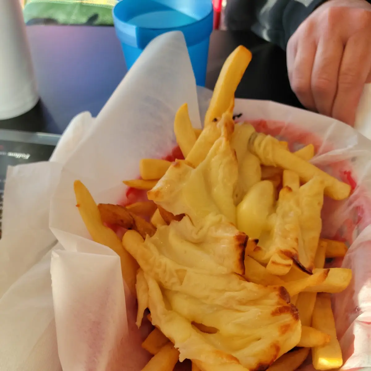 French Fries with Cooper Sharp