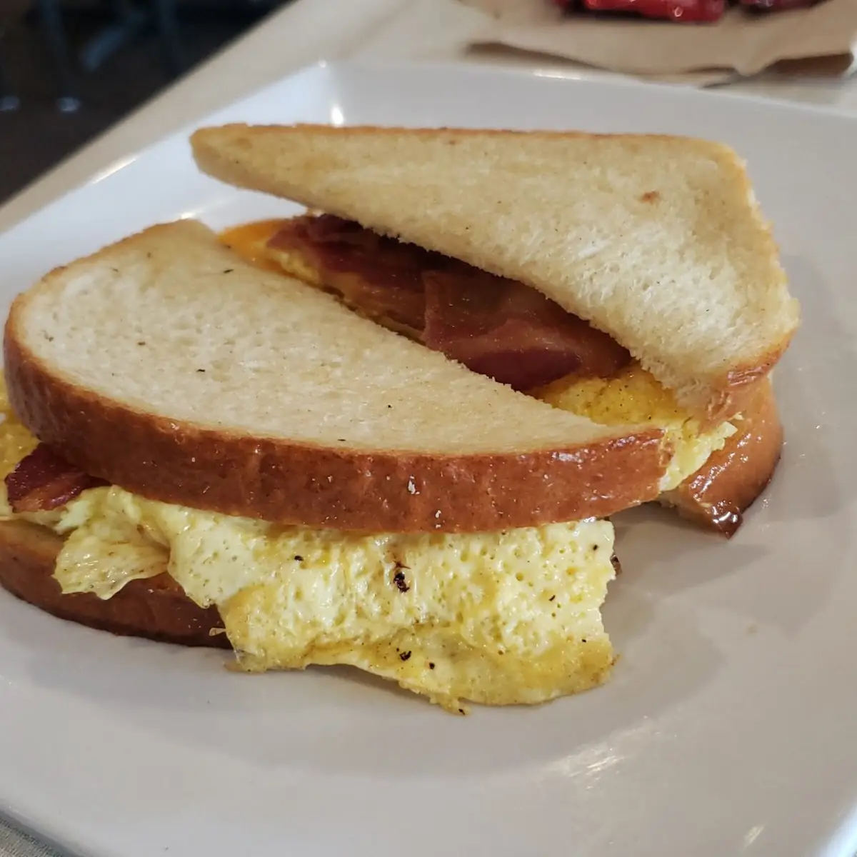 Bacon Egg Cheese Sourdough