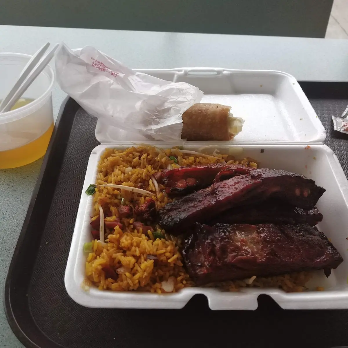 Pork Fried Rice and Ribs