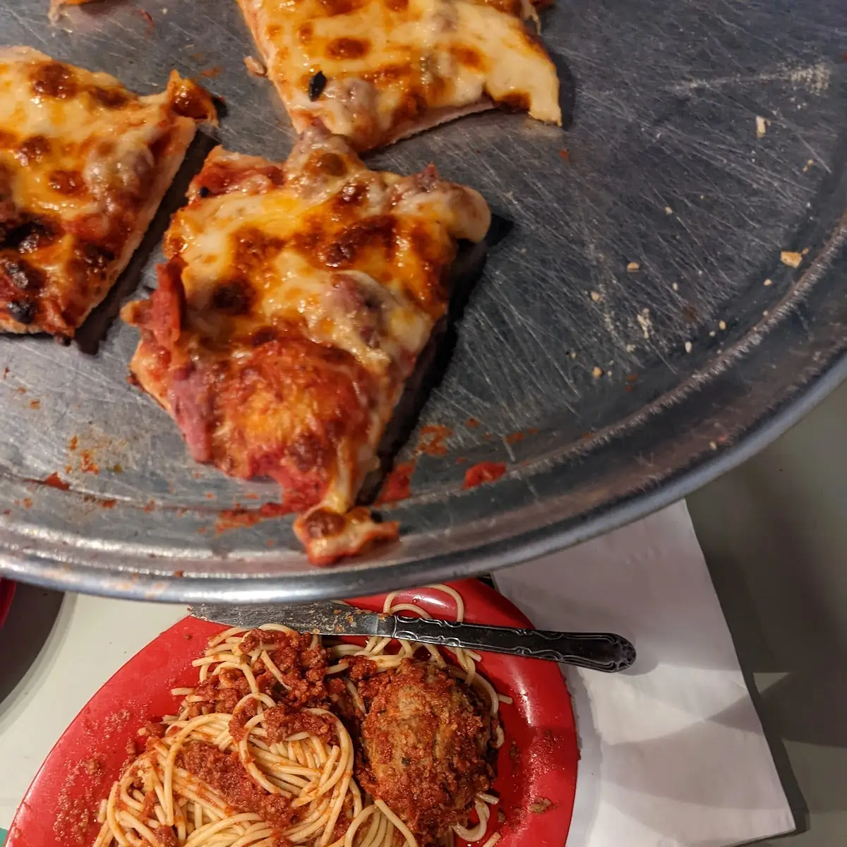 Meatballs & Sausage Pizza