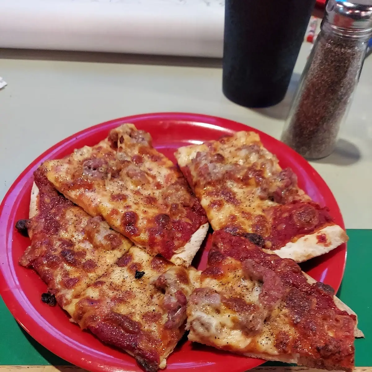 Sausage Thin Crust Pizza