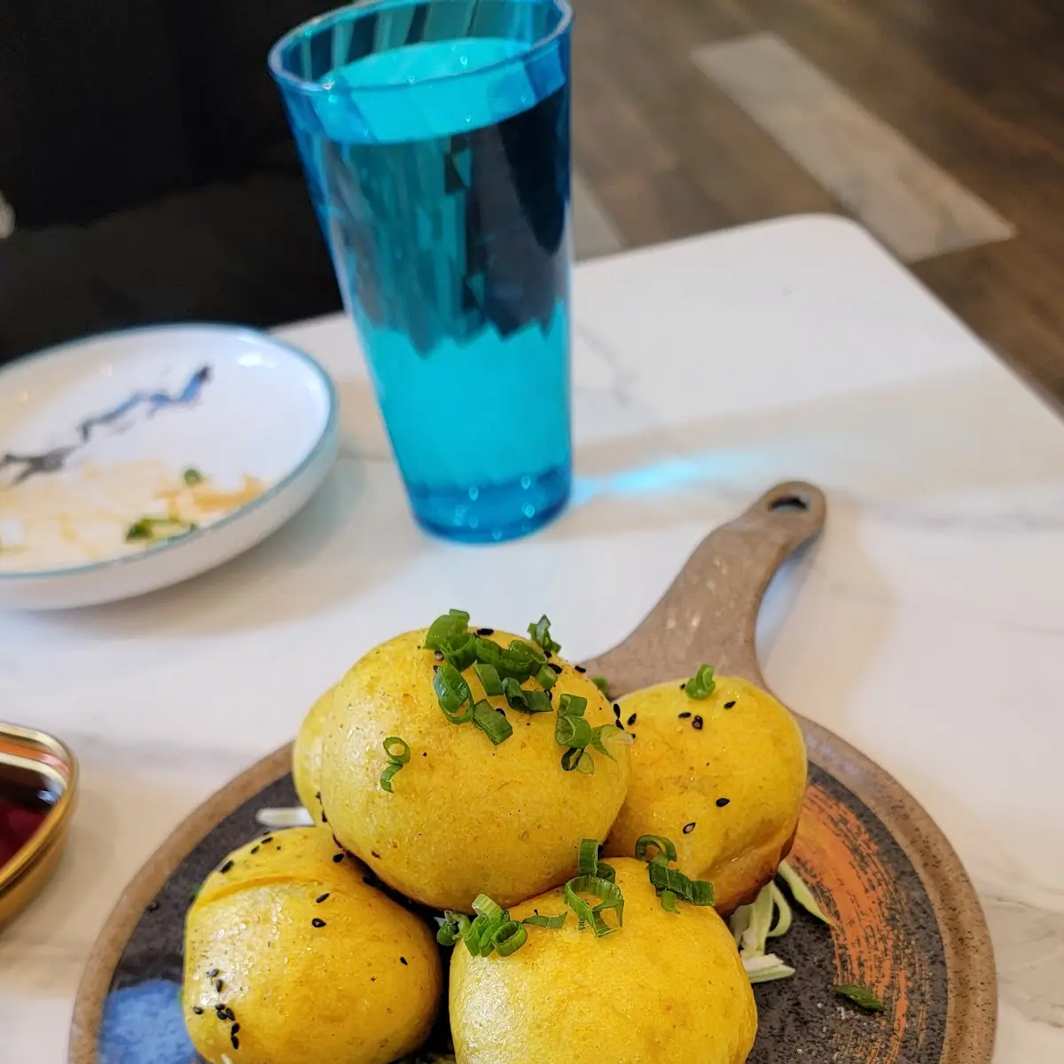 Pan Fried Curry Beef Buns