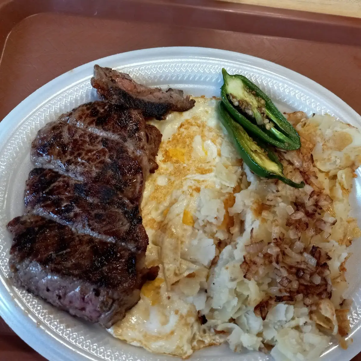 New York Steak and Egg