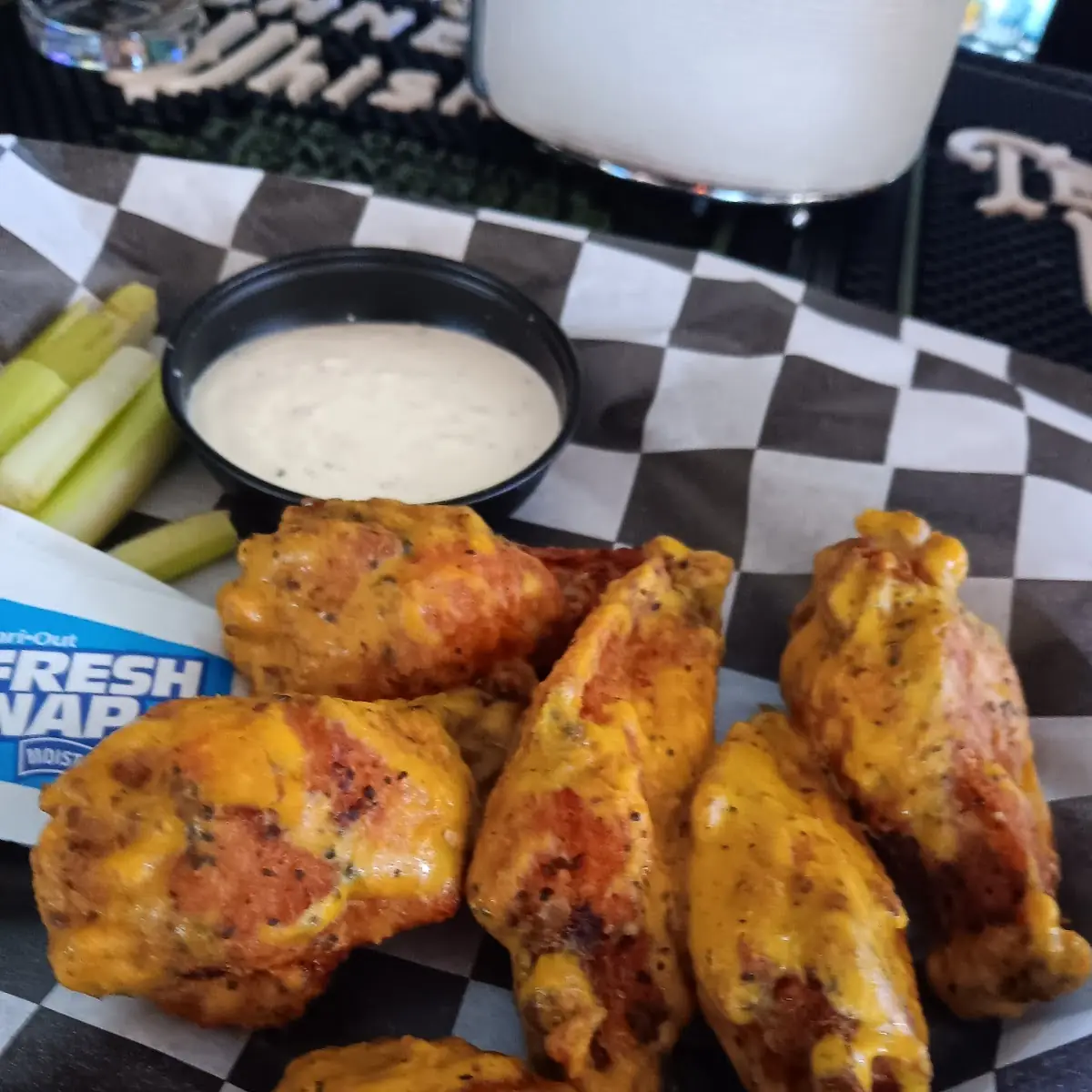Lemon Pepper Bone-In Wings