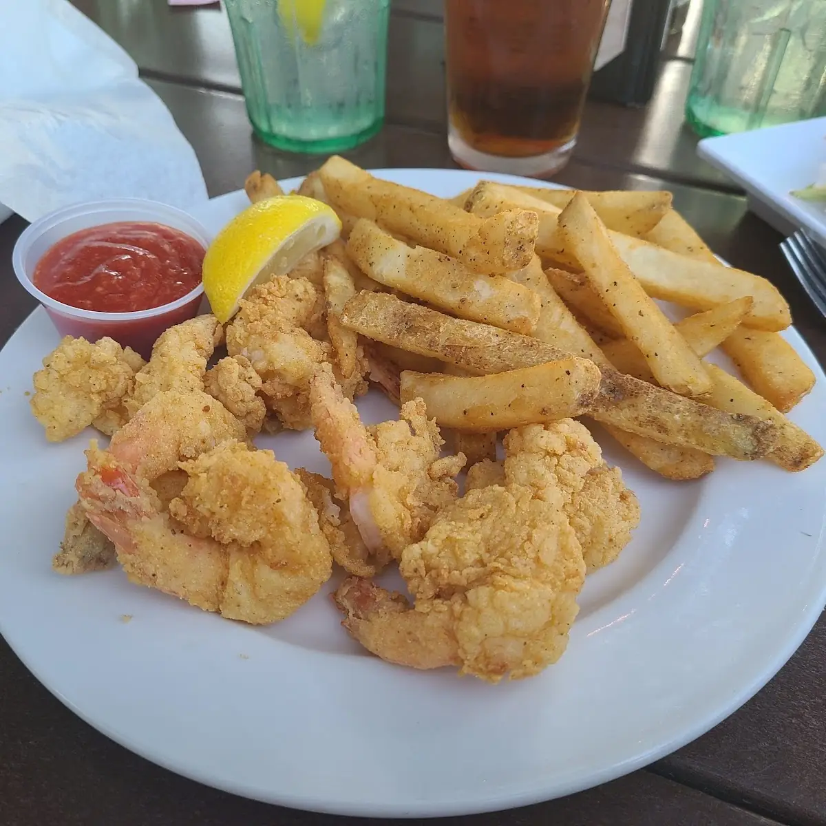 Golden Fried Shrimp