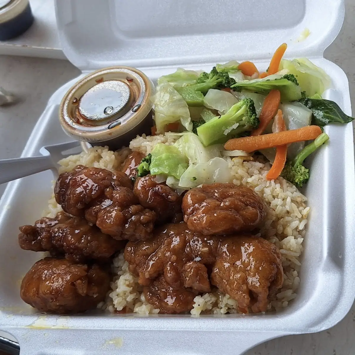 Orange Chicken Fried Rice