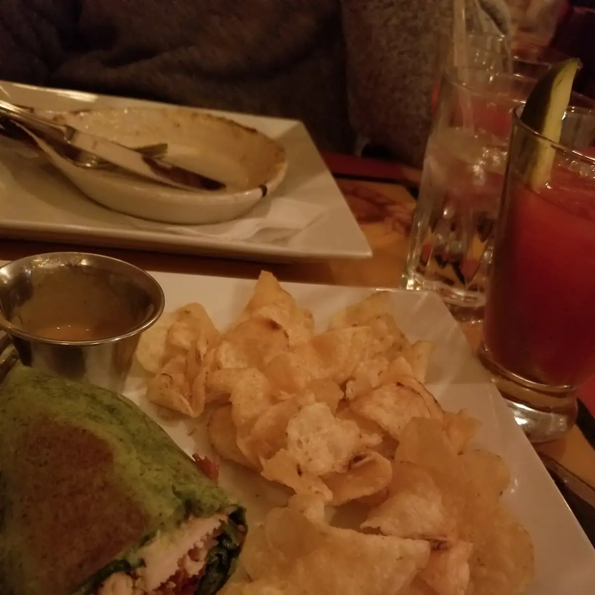 Hot Chicken Club Wrap