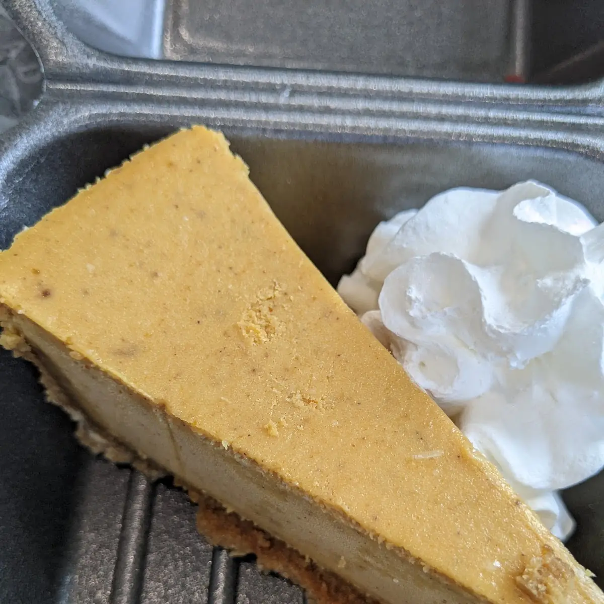 Pumpkin Cheesecake Slice