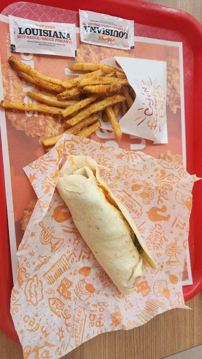 Chicken Wrap, Popeyes Louisiana Kitchen