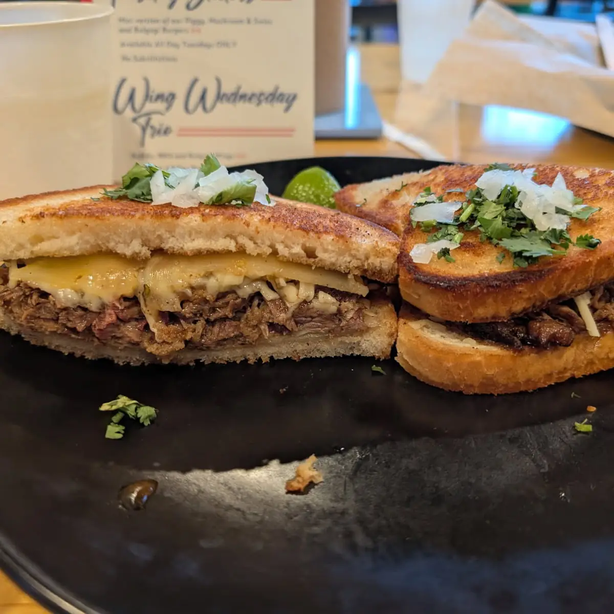 Birria Grilled Cheese Sandwich