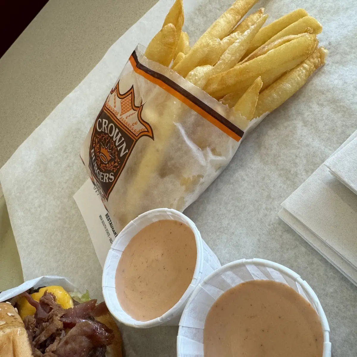Crown Burger Meal