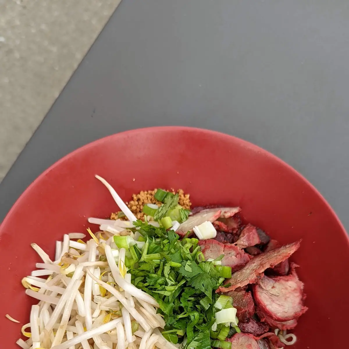 Egg Noodles with BBQ Pork