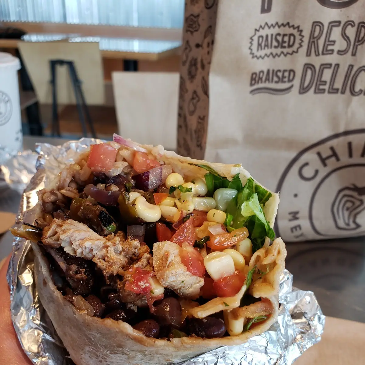 Chipotle Honey Chicken Burrito