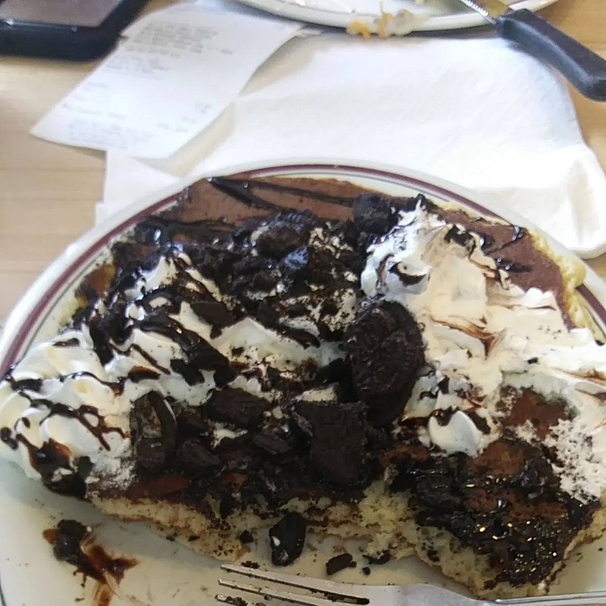 Oreo Cookie Pancakes