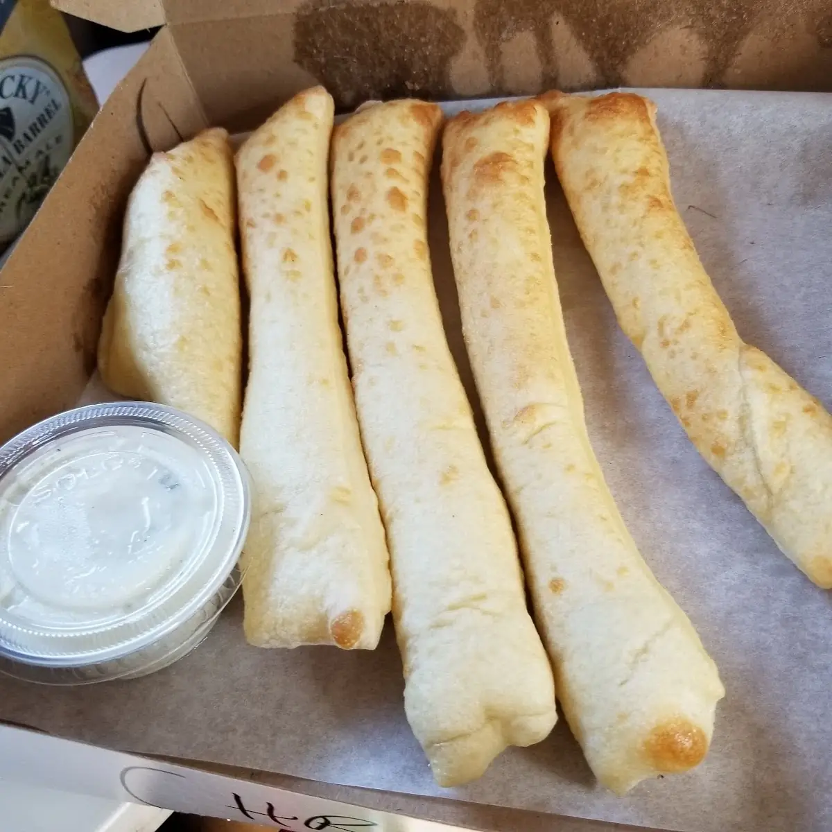 Large Breadsitcks with Ranch Dressing