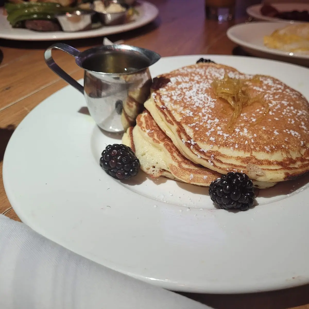 Light & Fluffy Lemon Pancakes