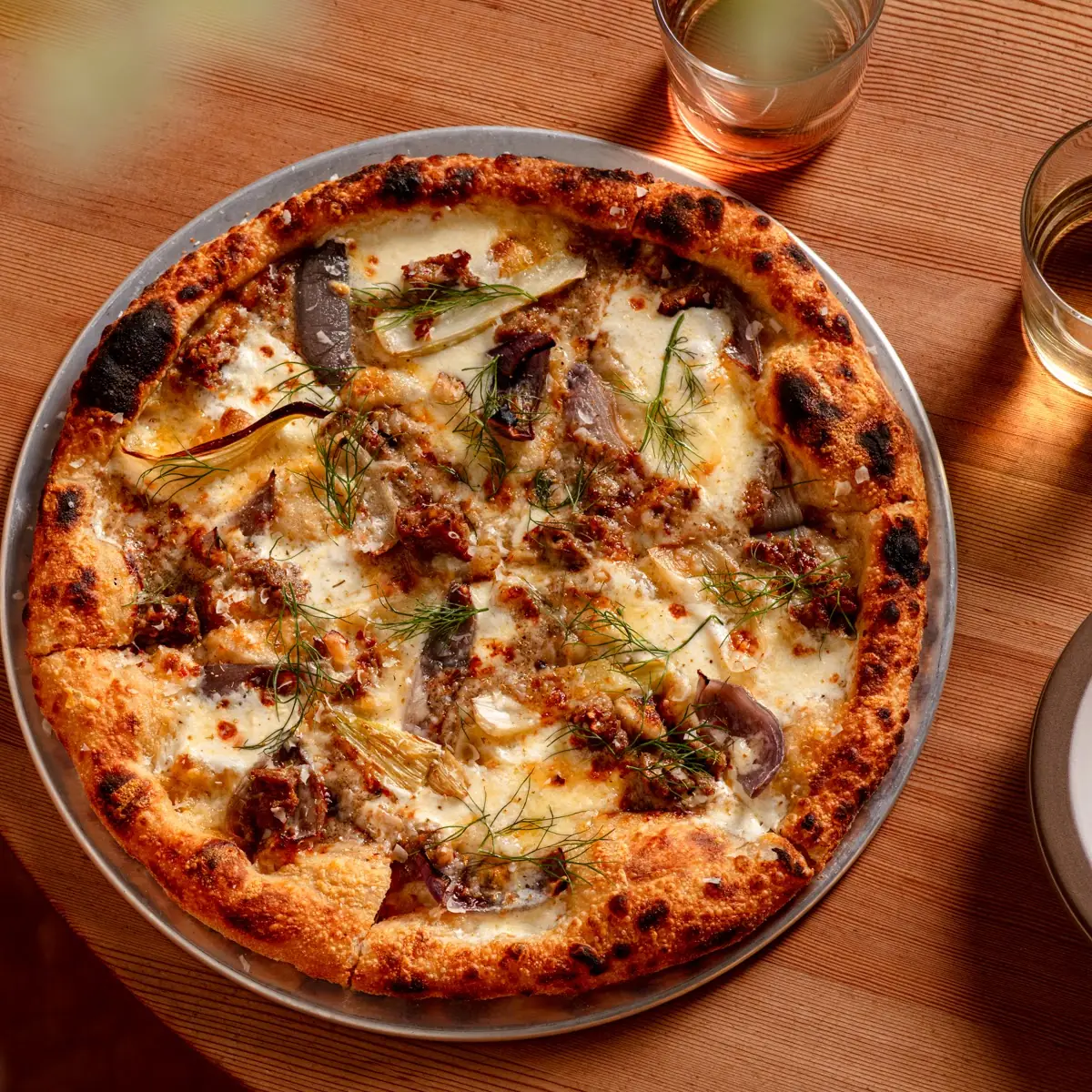 Wild Mushroom Bier Pizza