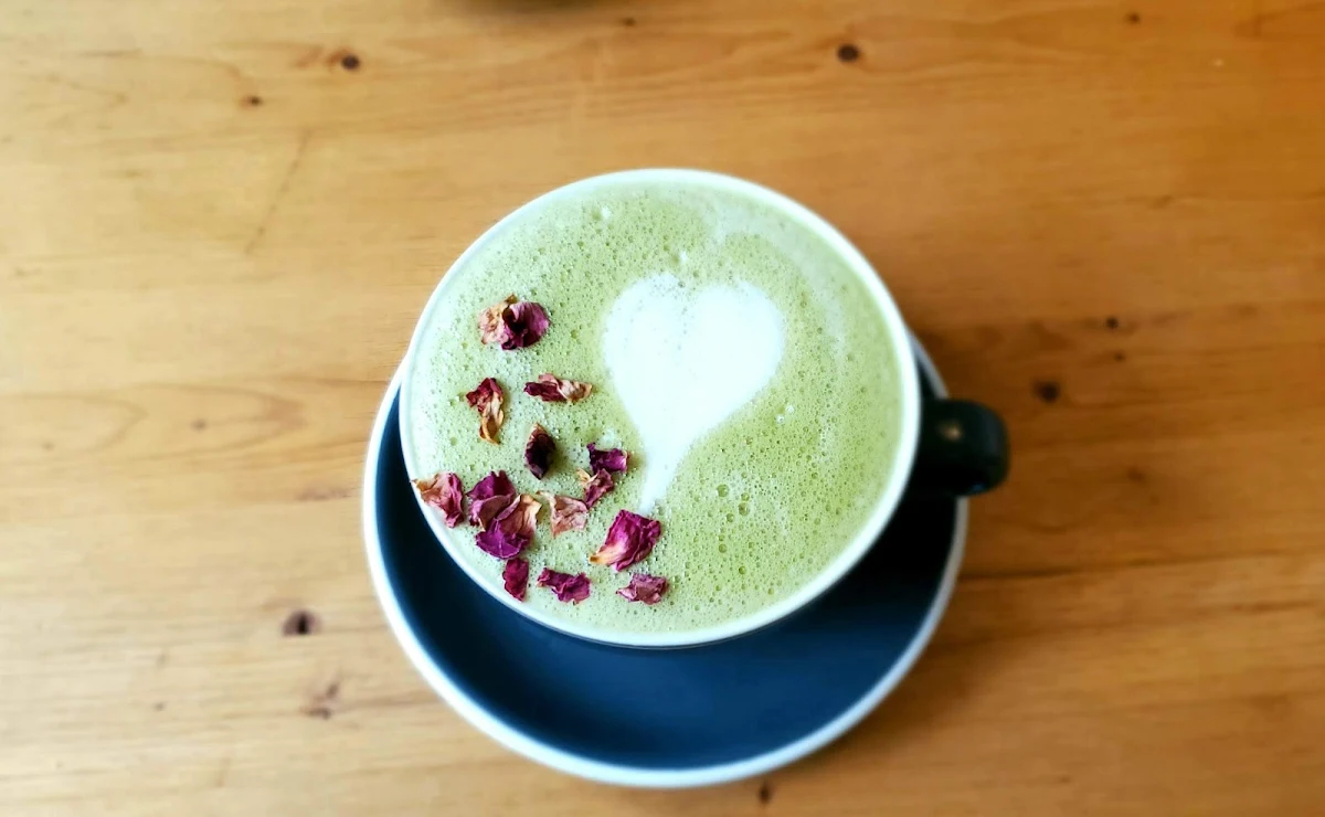 Lavender Matcha Latte