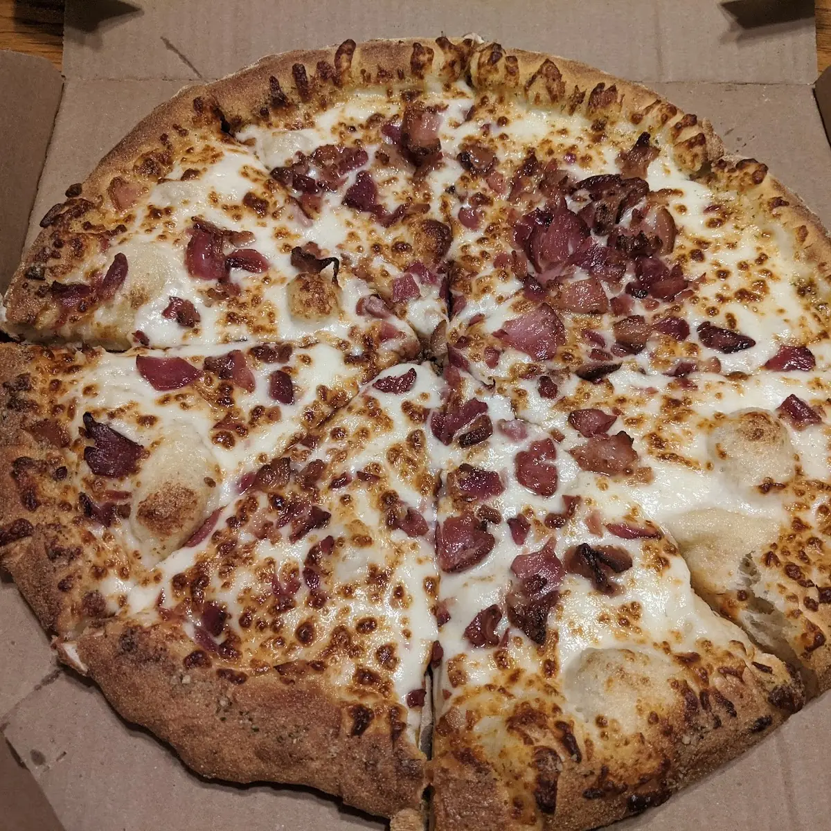 Cheese Bacon Pizza