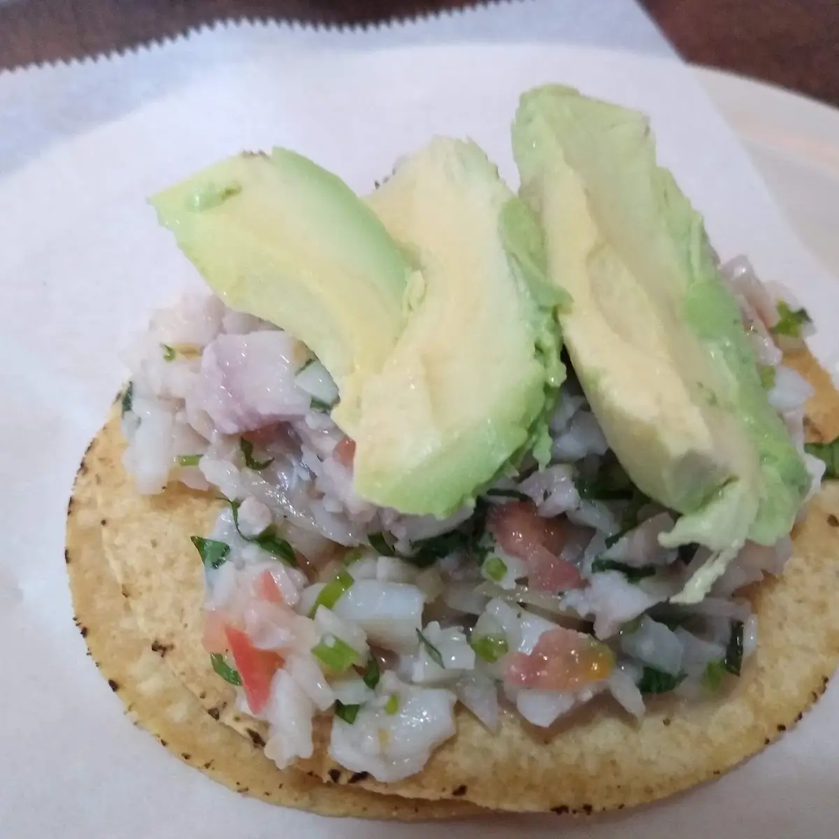 Ceviche Tostada