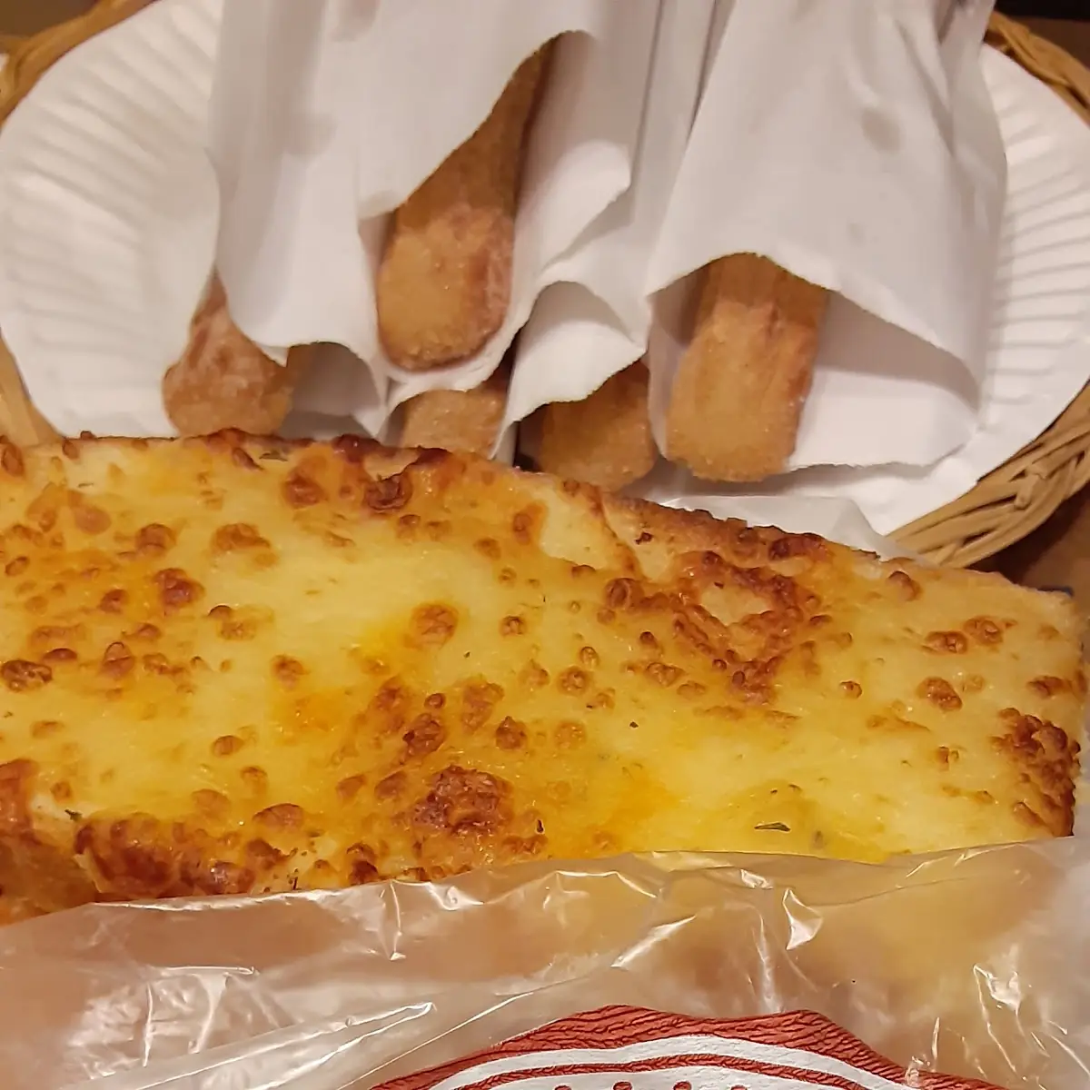 Churros and Cheesy Bread
