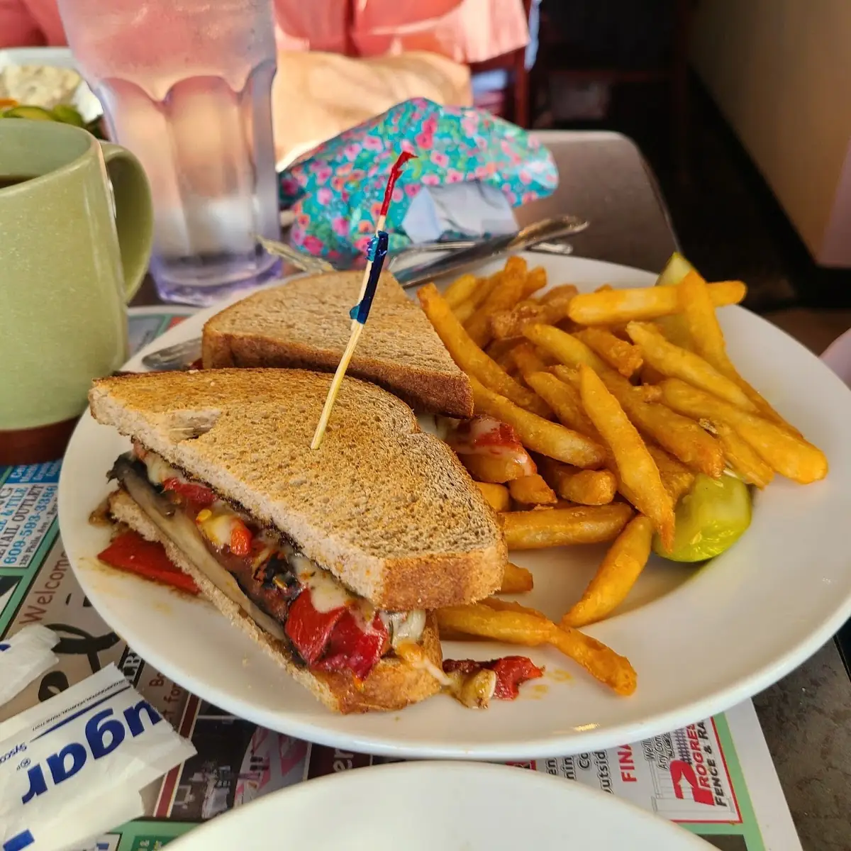 Eggplant Parmesan Sandwich
