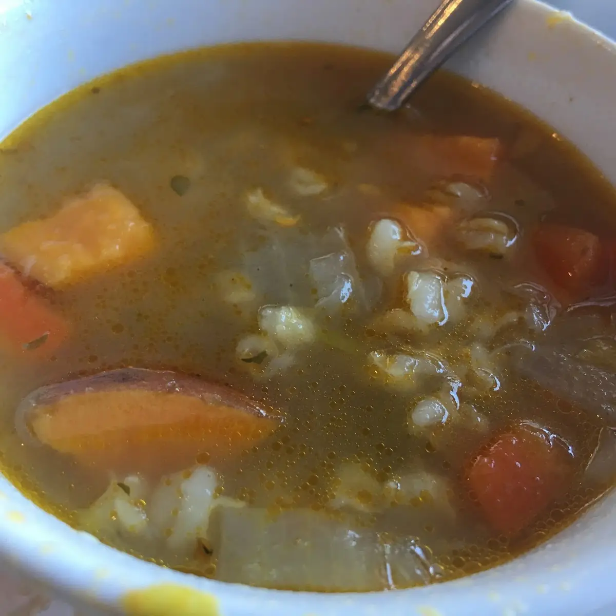 Sweet Potato Barley Soup