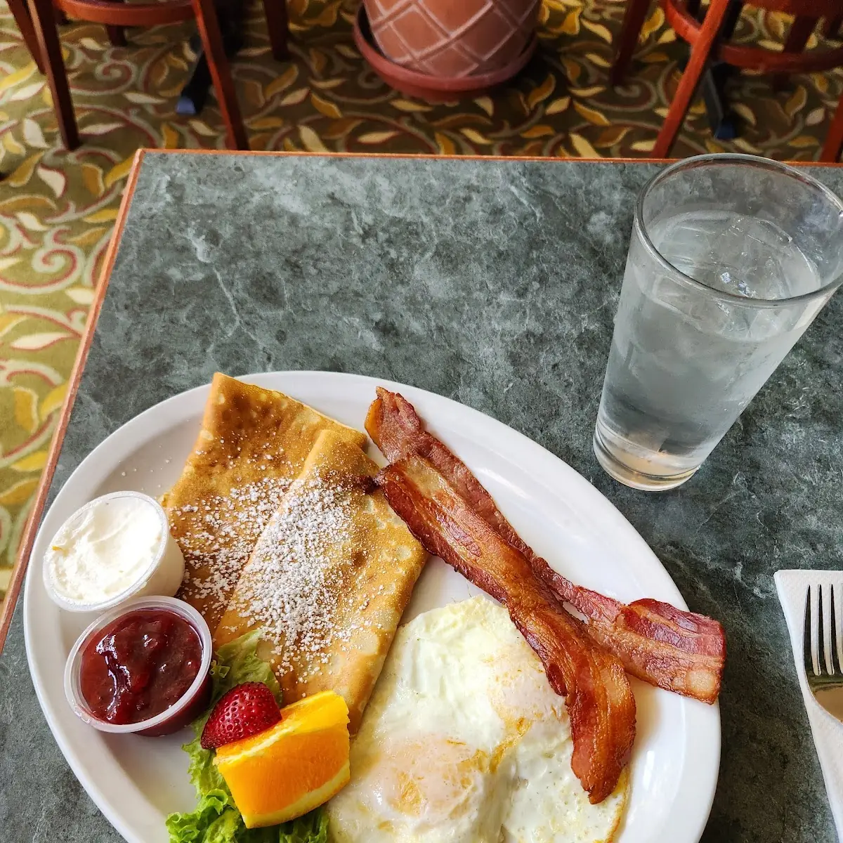 Homemade Crepe Combo