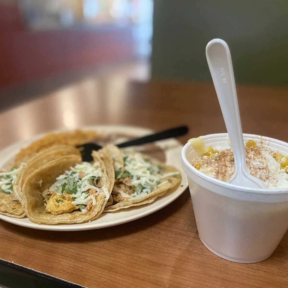 Chicken Tacos Elote