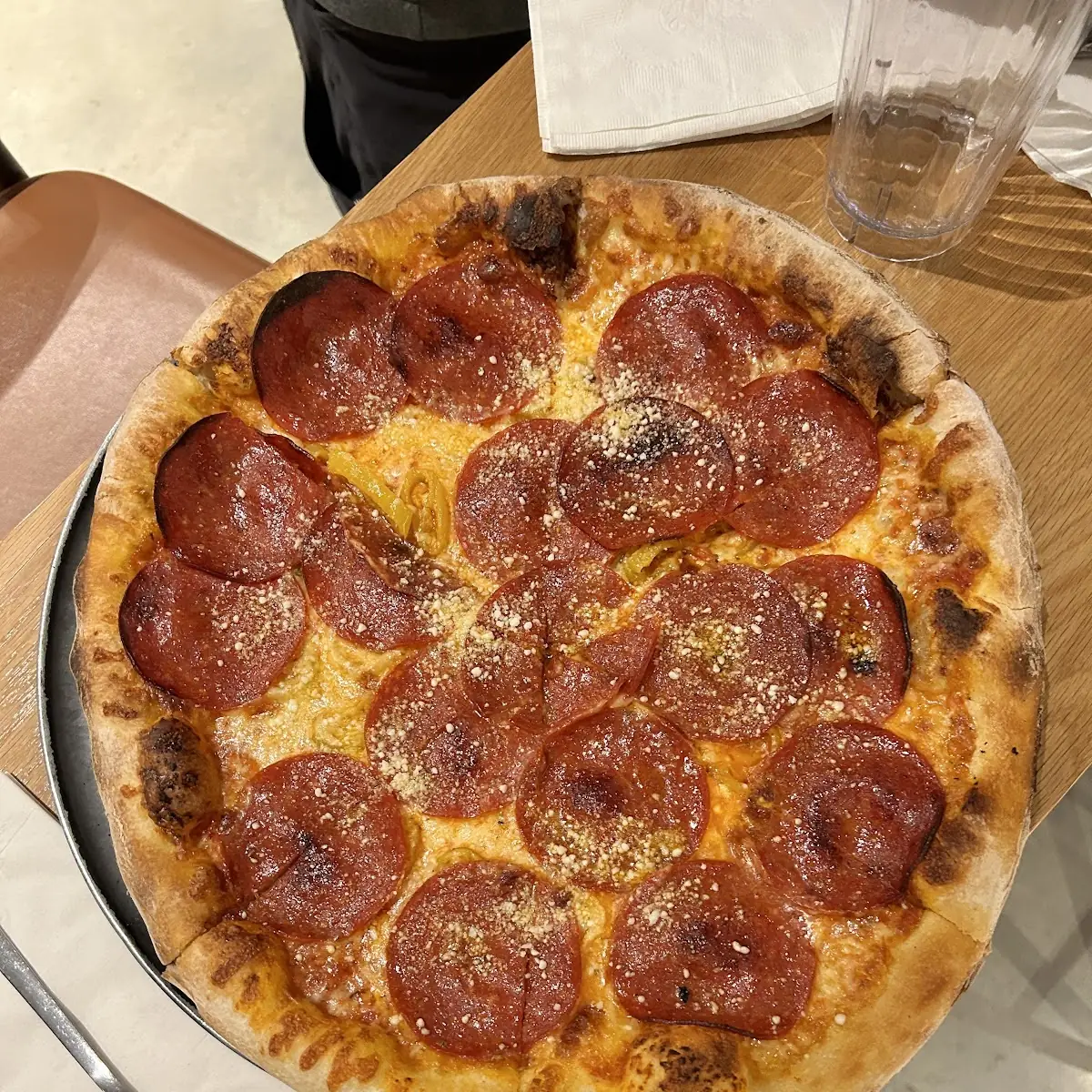Large Pepperoni and Banana Peppers