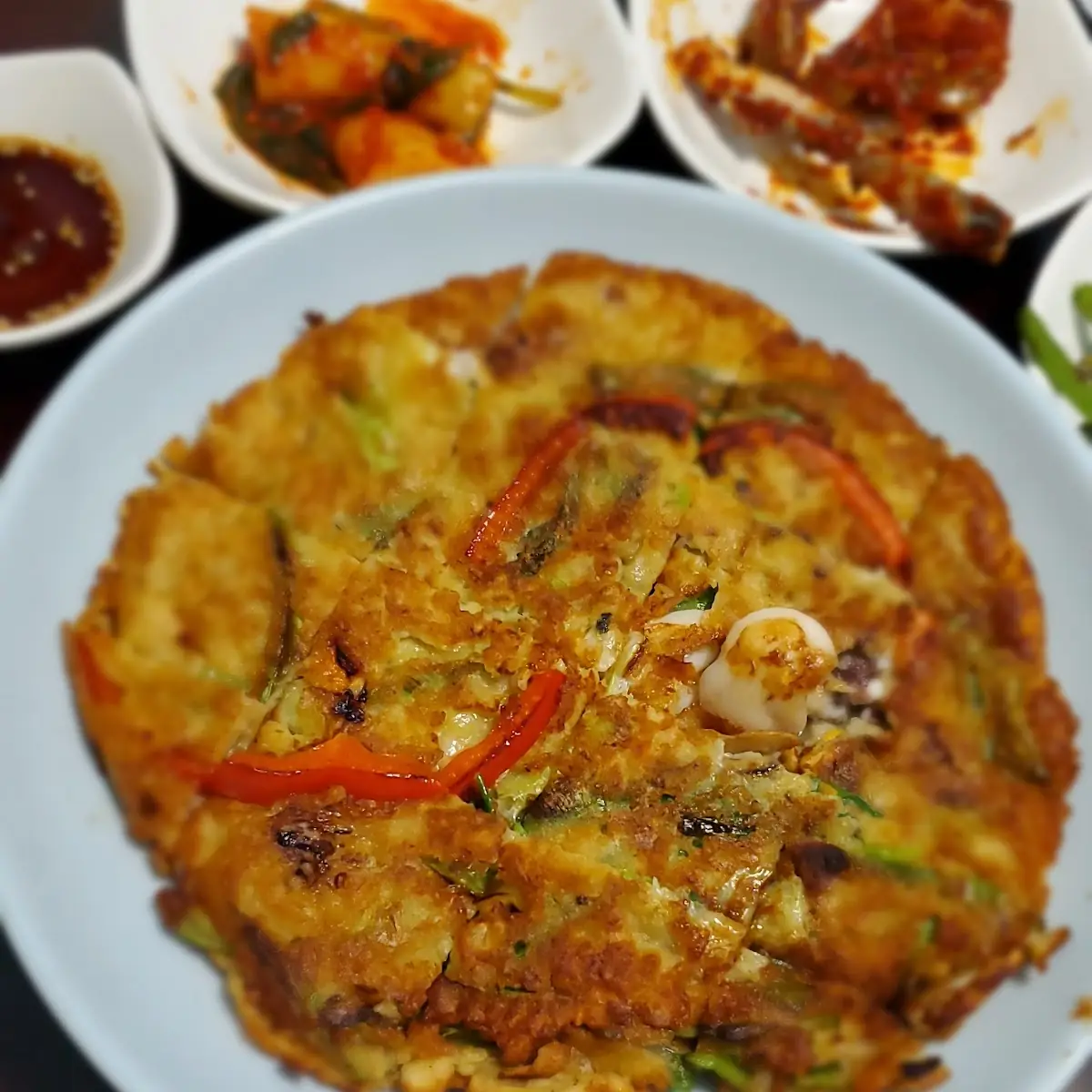 Korean Style Seafood Pancake