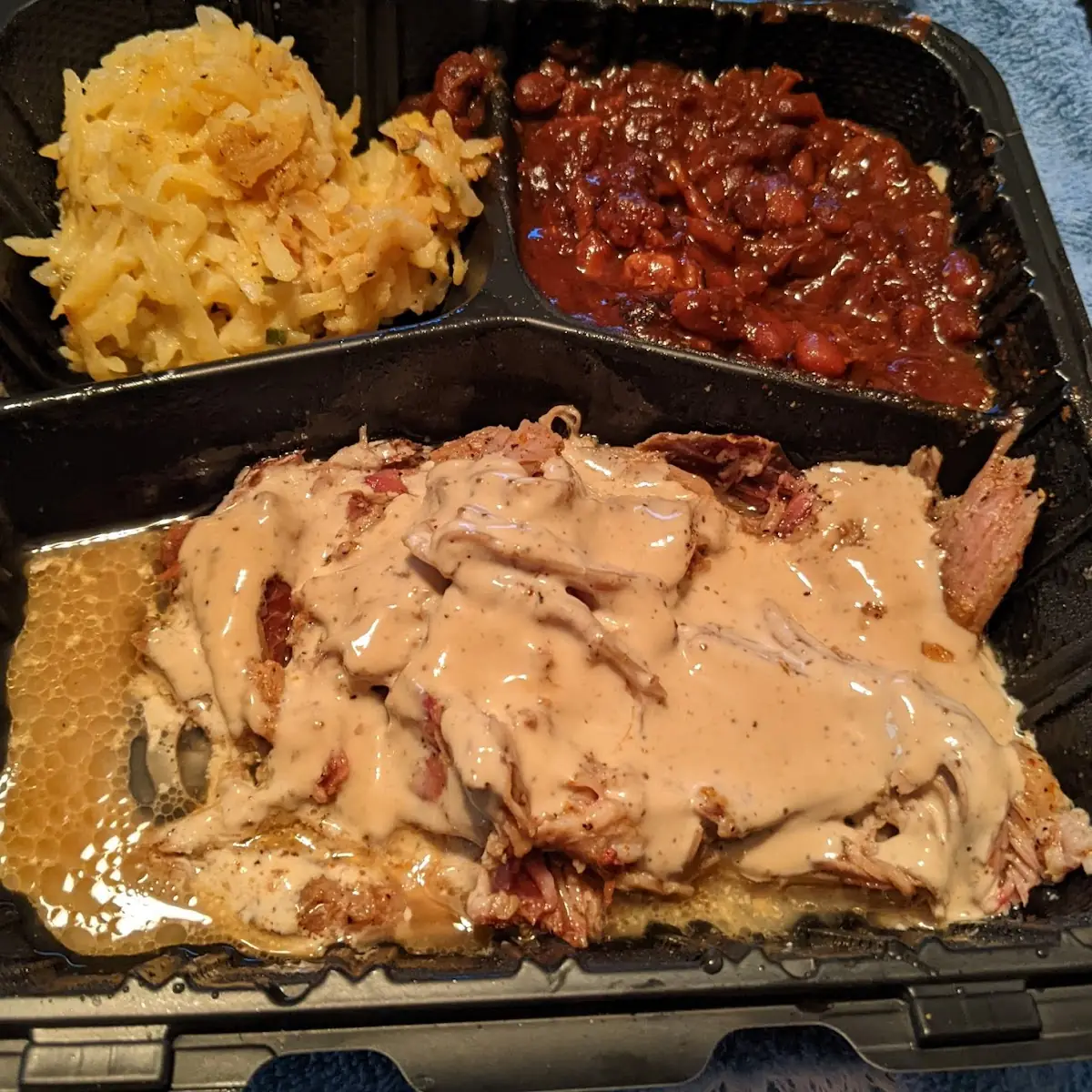 Pulled Pork Baked Beans Hash Browns