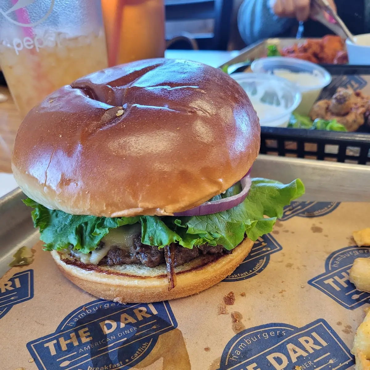 Swiss and Mushroom Burger Combo