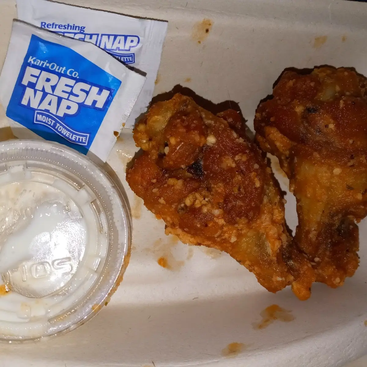 Chicken Wings & Blue Cheese Dressing
