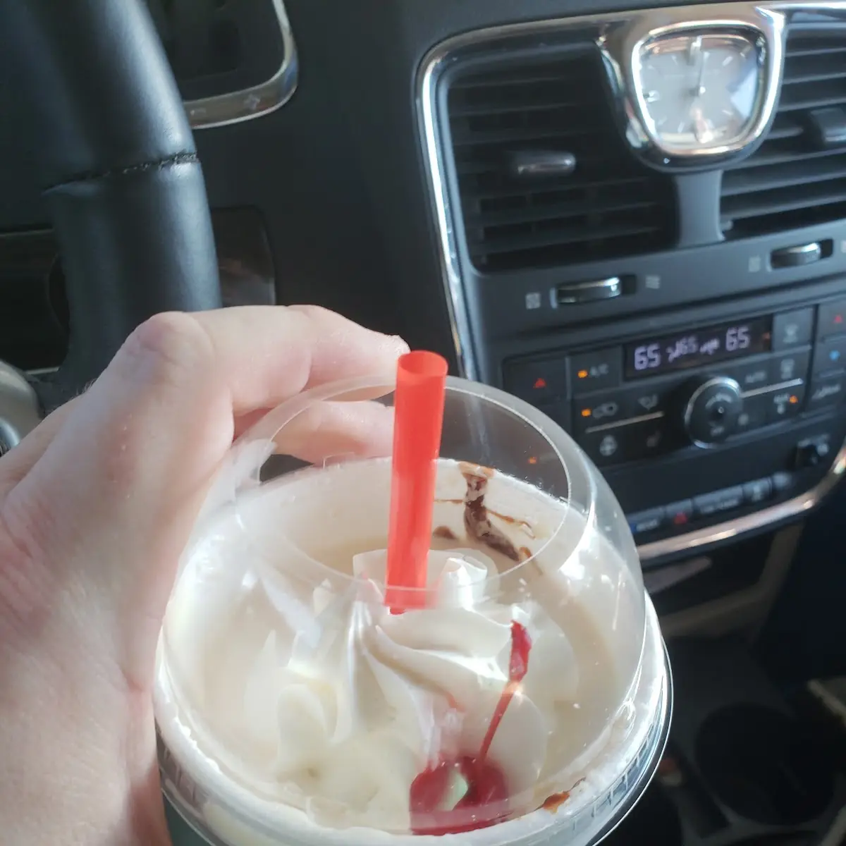 Strawberry Horchata Cream Slush