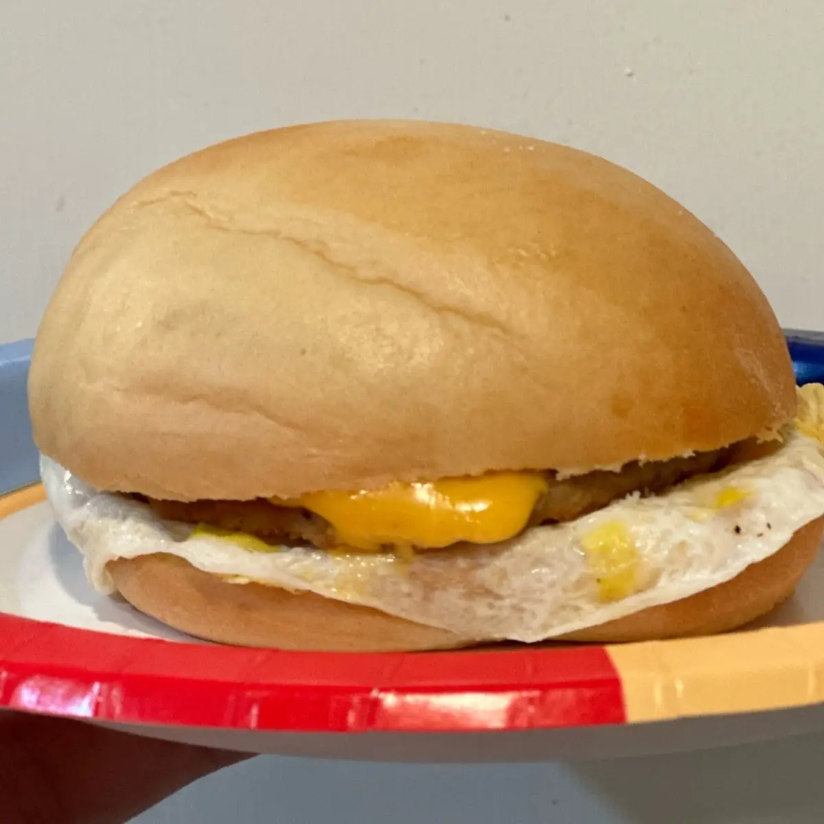 Sausage Egg and Cheese Breakfast Sandwich