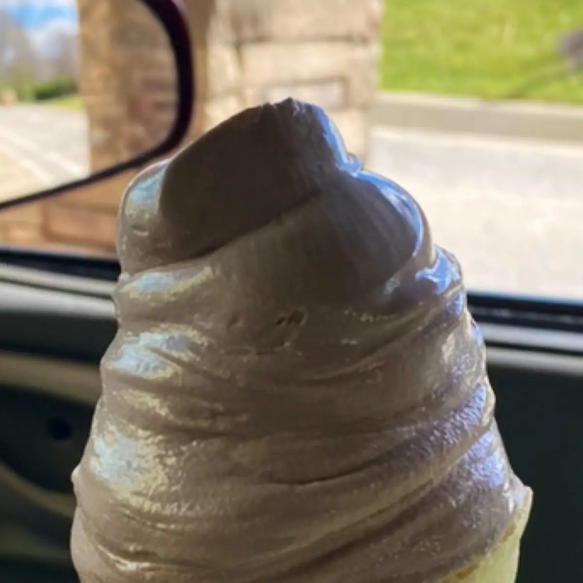 Chocolate Ice Cream Cone