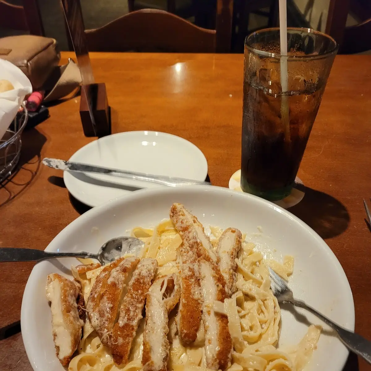 Chicken Alfredo Crispy Chicken