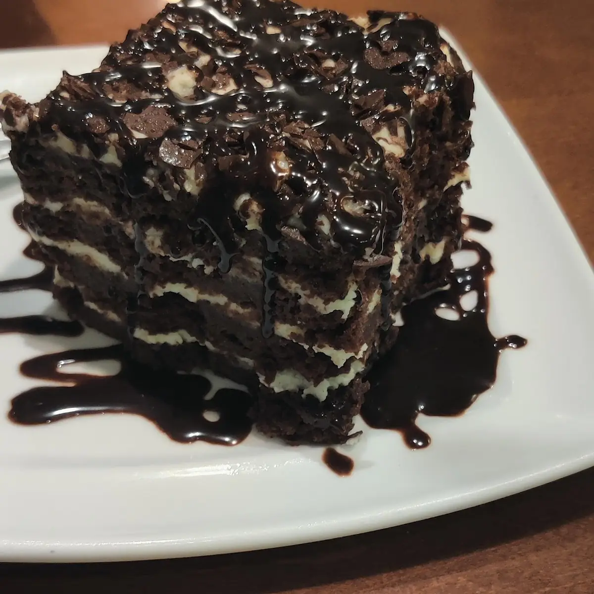 Triple Layer Chocolate Brownie Lasagna