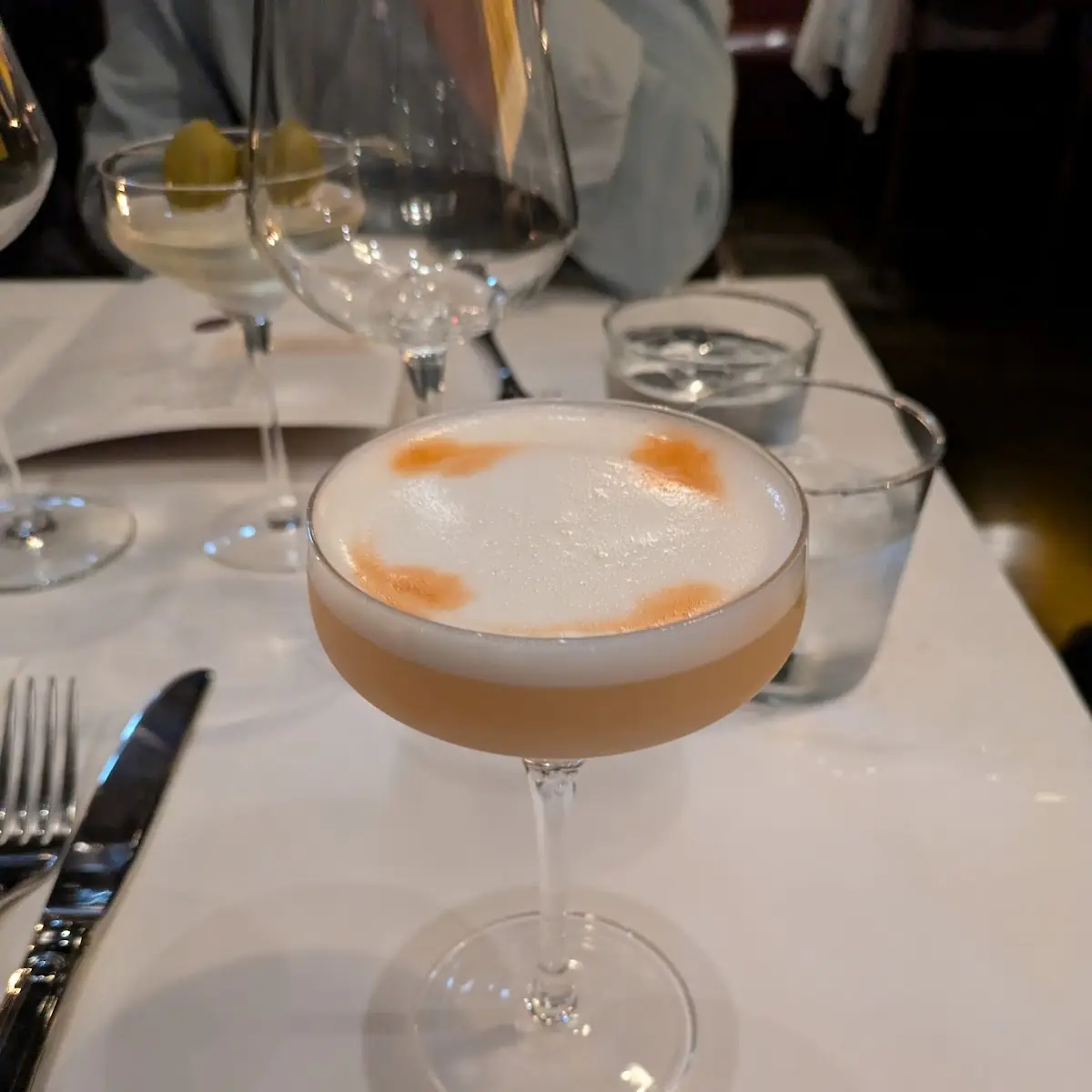 Whiskey Sour with Egg White
