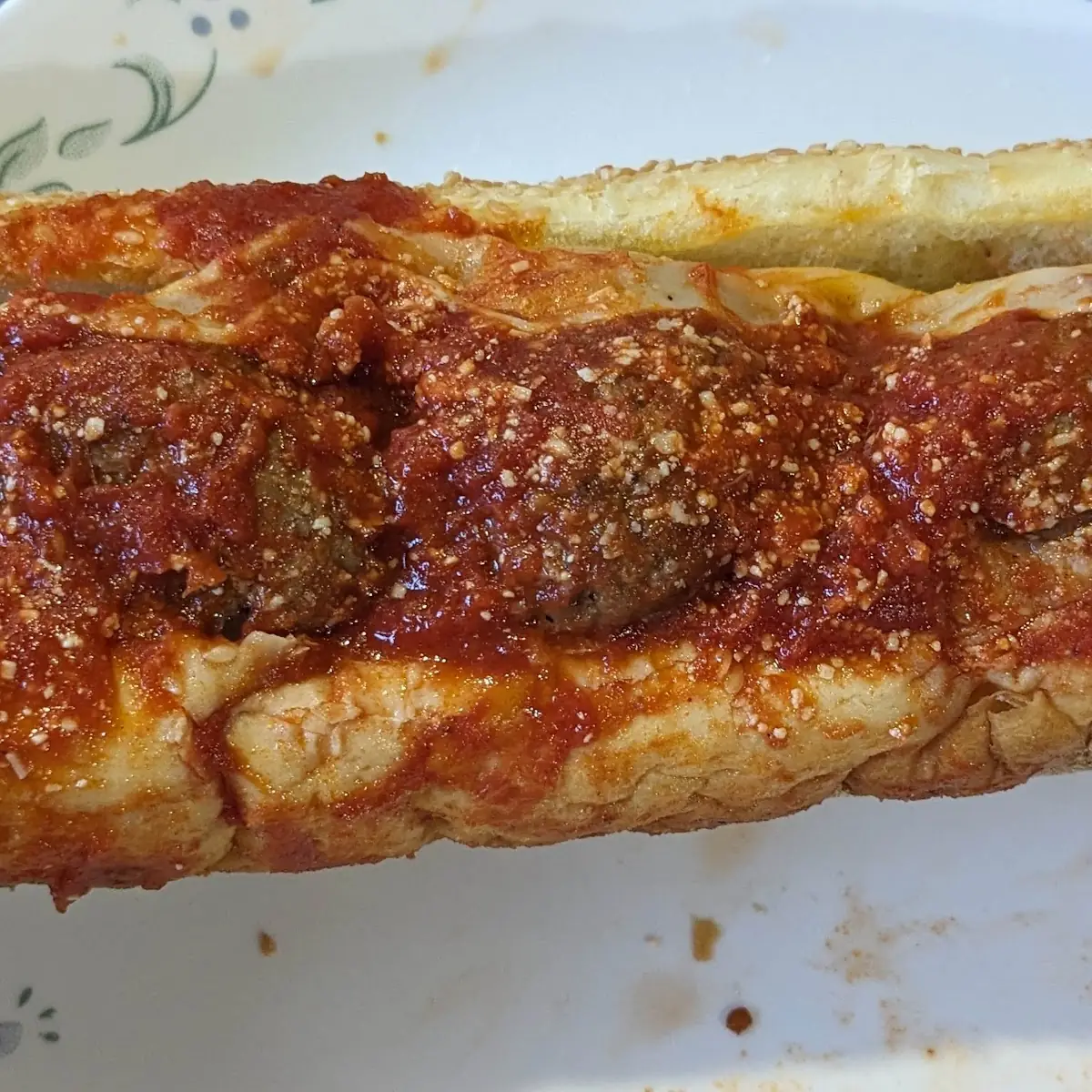Meatball Parmigiana Sandwich