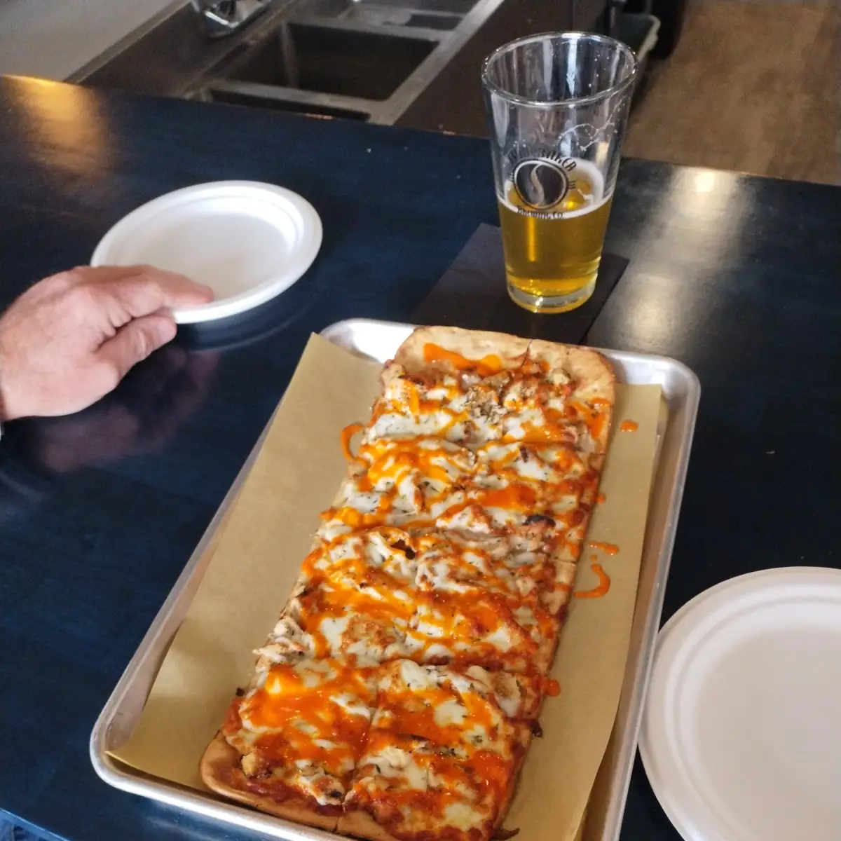 Daytona Buffalo Chicken Flatbread