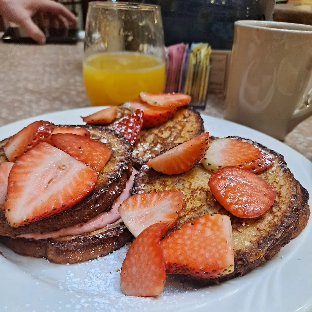 Stuffed Strawberry French Toast