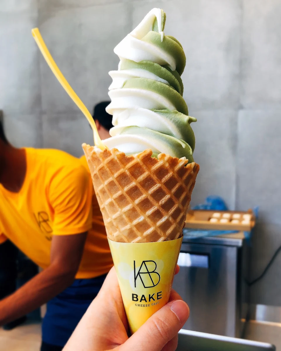 Matcha and Milk Soft Serve