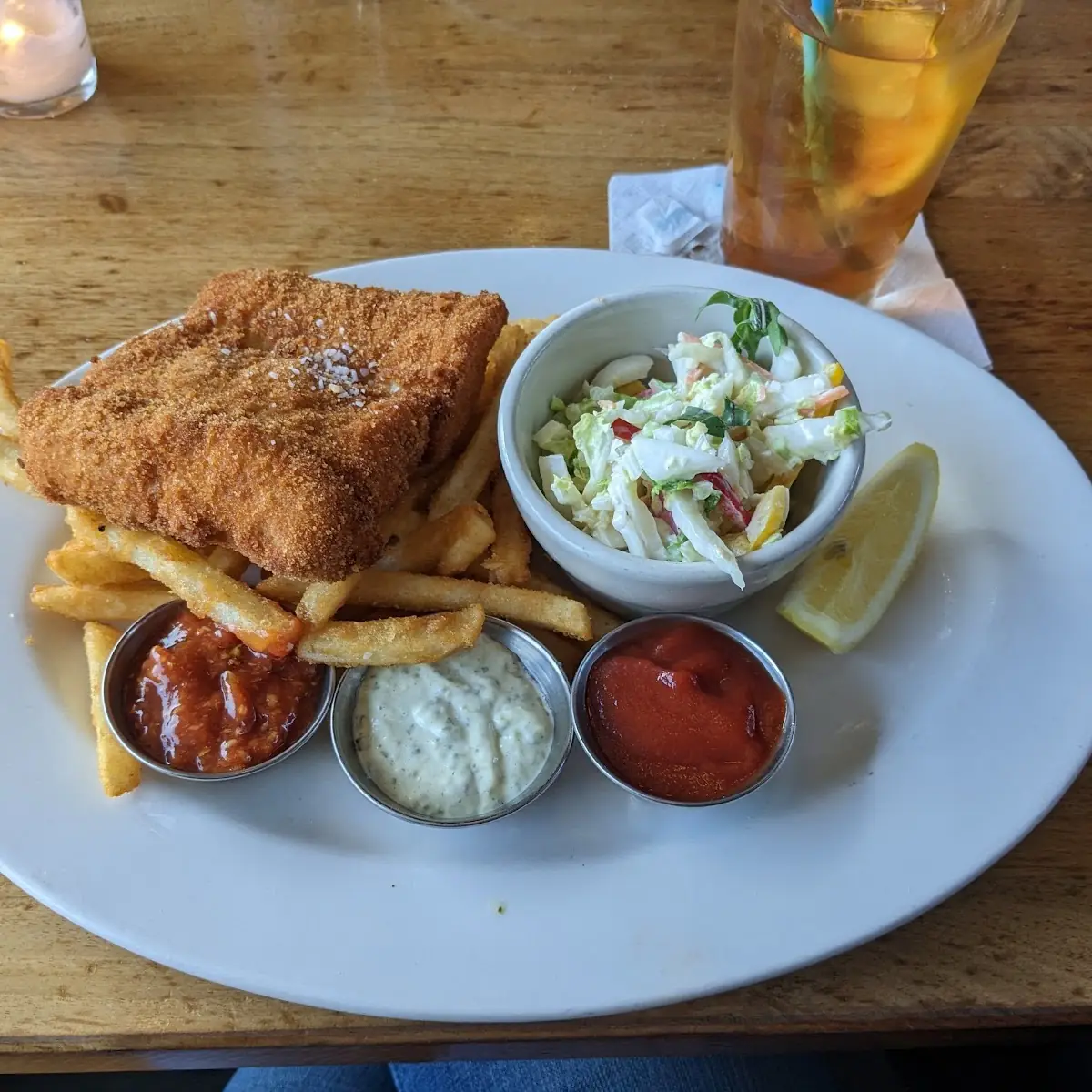 Panko Encrusted Fish and Chips