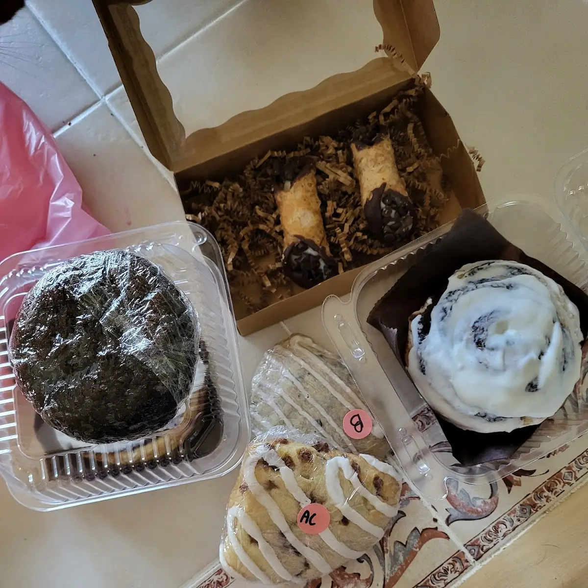 Cannolis Cinnamon Rolls Muffins Scones OH My