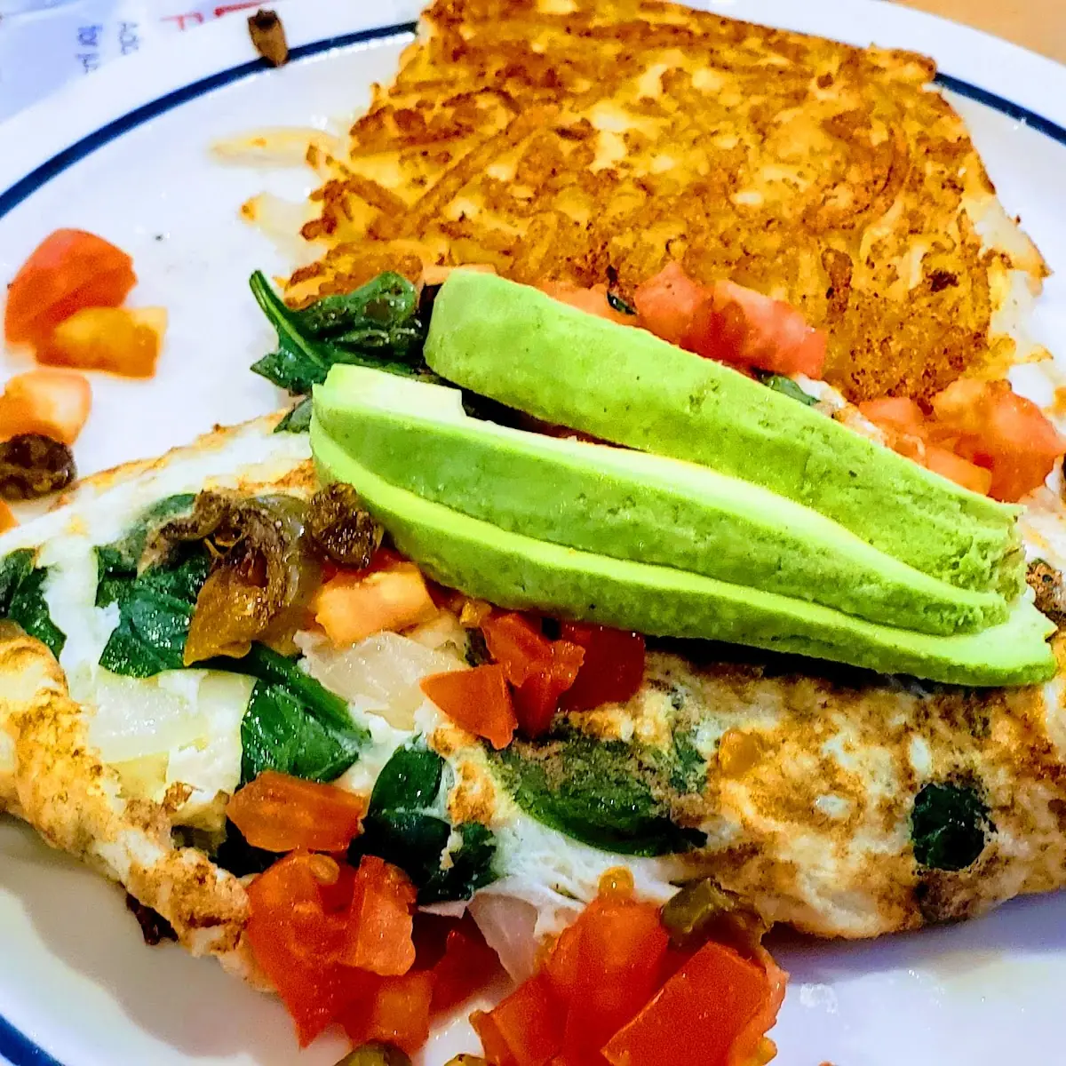Cage Free Omelette Veggie Omelette